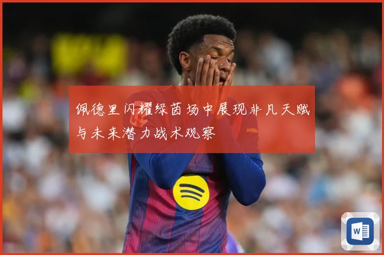 佩德里闪耀绿茵场中展现非凡天赋与未来潜力战术观察